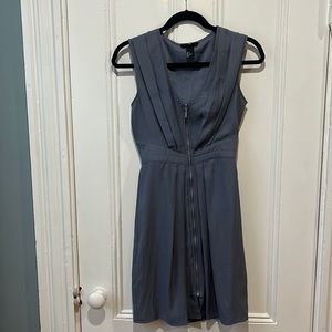 H&M front zip dress size 4